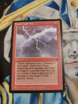 Chain Lightning MTG Legends Common Red Sorcery Near-Mint x1 GG15 - Image 1