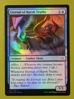 FOIL Eternal of Harsh Truths x1 Hour of Devastation 1x Magic the Gathering MTG - Image 1