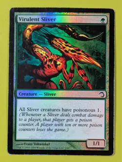 FOIL Virulent Sliver x1 Premium Deck Series: Slivers 1x MTG - Image 1
