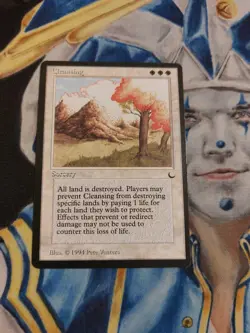 Cleansing MTG The Dark Rare White Sorcery Slightly Played x1 GG7 - Image 1