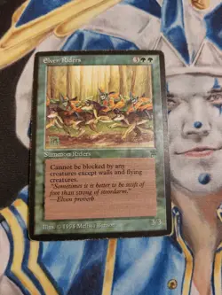 Elven Riders MTG Legends Rare Green Creature Moderately Played x1 GG1 - Image 2