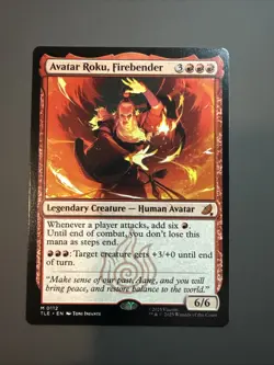 Avatar Roku, Firebender, Avatar Last Airbender Eternal Legal MTG - Image 1