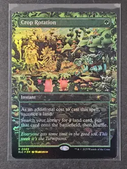 MTG Crop Rotation (R 0003) (Borderless Foil) SLC: An Encyclopedia Of Magic - Image 1