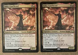x2 Zuko, Conflicted - Avatar: The Last Airbender TLA - NM MTG - Image 1