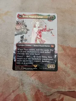 Terra, Magical Adept Borderless Foil Final Fantasy MTG NM - Image 1