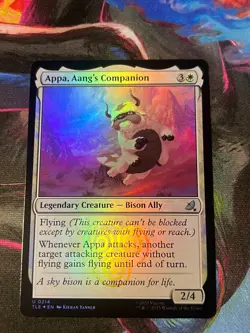 MTG FOIL Appa, Aang's Companion (#214) - Avatar: The Last Airbender Eternal #214 - Image 1