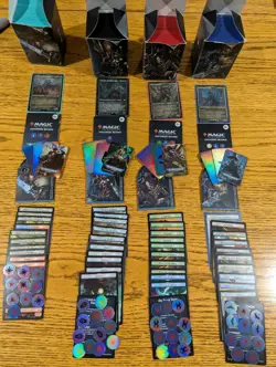 Magic the Gathering Warhammer 40k Universes Beyond Commander Deck FULL SET OF 4 - Image 2