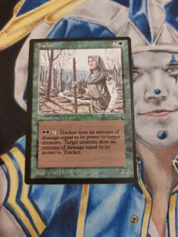 Tracker MTG The Dark Rare Green Creature Near-Mint x1 GG7 - Image 2