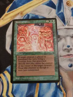 Reincarnation MTG Legends Uncommon Green Instant Near-Mint x1 GG3 - Image 2