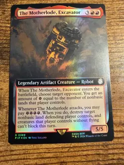 MTG Magic The Gathering The Motherlode Excavator Extended Art FOIL Tough Pull! - Image 1