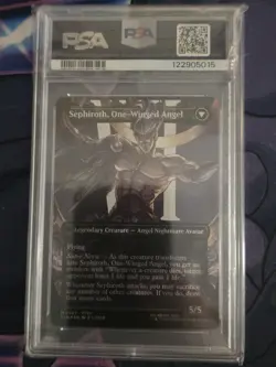 2025 MTG Final Fantasy EN Borderless Surge Foil #0527 Sephiroth PSA 10 GEM MINT - Image 2