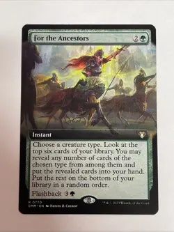 For the Ancestors (Extended Art) Commander Masters #770 Rare - Image 1
