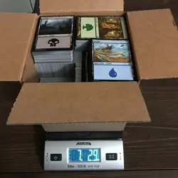 7 LB 2OZ Modern BASIC Lands Card lot Magic the Gathering Various Sets NM-HP MTG - Image 1