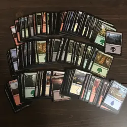 7 LB 2OZ Modern BASIC Lands Card lot Magic the Gathering Various Sets NM-HP MTG - Image 2