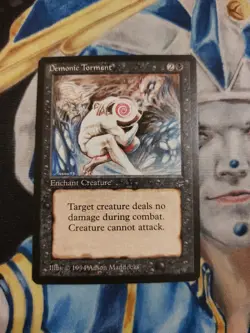 Demonic Torment MTG Legends Uncommon Black Enchantment Near-Mint x1 GG1 - Image 1