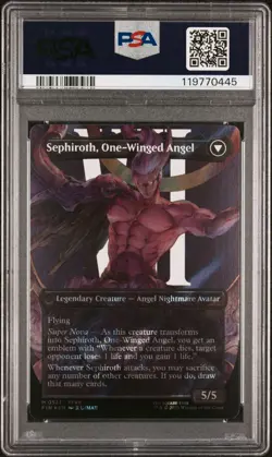 [PSA 10 Surge Foil Borderless] Sephiroth, Fabled SOLDIER - MTG FF Final Fantasy - Image 2