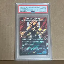 [PSA 10 Surge Foil Borderless] Sephiroth, Fabled SOLDIER - MTG FF Final Fantasy - Image 3