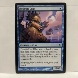 MTG Hedron Crab Magic: The Gathering Zendikar Uncommon #47 - Image 1