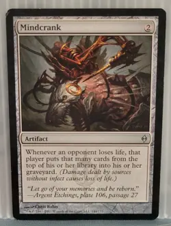 Mtg MINDCRANK MP New Phyrexia 144/175 -Argo- - Image 1