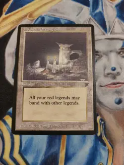 Mountain Stronghold MTG Legends Uncommon Land Slightly Played x1 GG5 - Image 1