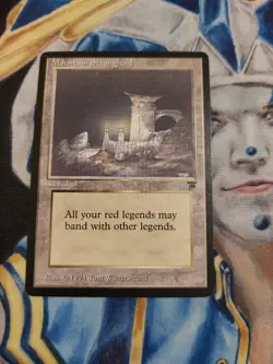 Mountain Stronghold MTG Legends Uncommon Land Slightly Played x1 GG5 - Image 2
