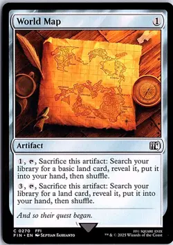 World Map C FINAL FANTASY 270 LP Magic - Image 1