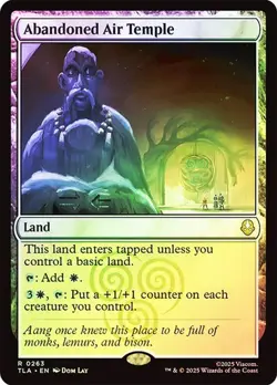 NM Foil Abandoned Air Temple, MTG, Avatar: The Last Airbender, Magic, 263 - Image 1