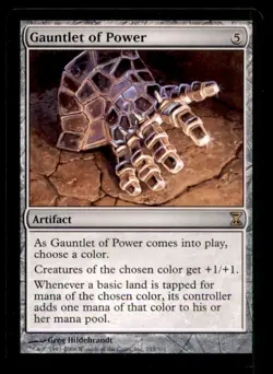 MTG Gauntlet of Power LP Light Play Time Spiral [5247] - Image 1