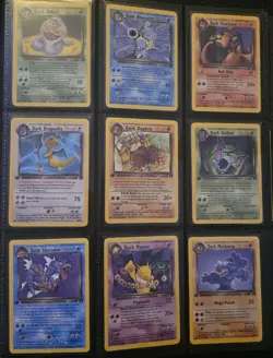 Pokemon Team Rocket Complete Set 83/82 Unlimited WOTC 2000 Dark Charizard MP-NM - Image 3