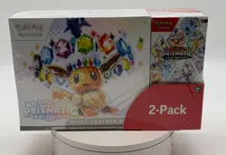 Pokemon SV Prismatic Evolutions Elite Trainer Box + Booster Bundle Costco 2-Pack - Image 1