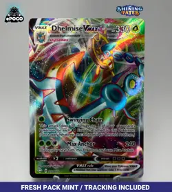 Dhelmise VMAX 010/072 Ultra Rare Pokemon TCG: Shining Fates MINT SHIPPED TODAY - Image 1