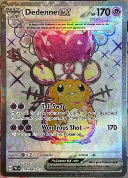 Dedenne ex Full Art Ultra Rare - 239/193 - Paldea Evolved Pokemon 2023 - Image 1