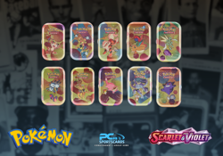 Pokemon Scarlet & Violet 151 Mini 10 Tin Box Factory Sealed WPP53 - Image 2
