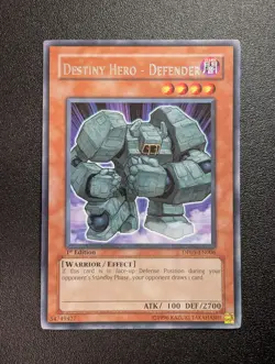 Destiny Hero - Defender DP05-EN006 Rare 1st Edition LP - Image 1
