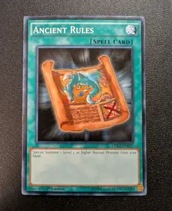 Ancient Rules 1st Edition LDK2-ENK27 Common 1st Edition LP - Image 1