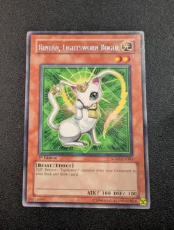 Rinyan, Lightsworn Rogue SOVR-EN083 Rare 1st Edition LP - Image 1