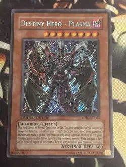 Yugioh: Destiny Hero - Plasma - CT04-EN003 - Secret Rare - Limited Edition - MP - Image 1