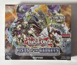 2019 YuGiOh Fists of the Gadgets Brand New Factory Sealed 24 Pack Box - Image 1