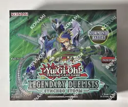 2021 YuGiOh Legendary Duelists Synchro Storm New Factory Sealed 36 Pack Box - Image 1