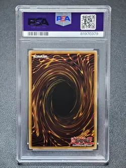 2012 Yugioh GLD5-EN001 Blue-Eyes White Dragon Ghost Gold Rare Limited PSA 8 - Image 2