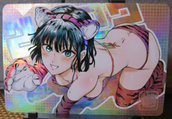 Fubuki One-Punch Man OPM Holo Art Character Card NM Anime Manga CCG Waifu Doujin - Image 2