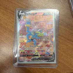 Pokemon Machamp v Alternate Full Art Holo Card 172/189 Swsh10: Astral Radiance - Image 1