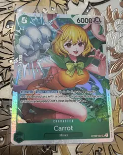 One Piece Card Game Carrot OP08-023 FOIL SR AUC - Image 1