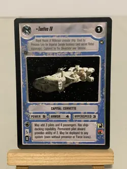 Star Wars CCG Tantive IV A New Hope Decipher Trading Card - Image 1