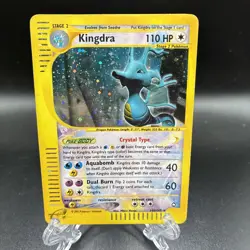 Pokemon Card - Kingdra 148/147 Aquapolis Holo See Photos For Condition E-Reader - Image 1