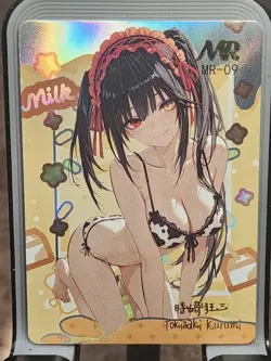 Tokisaki Kurumi Dream of Desire Card Goddess Story Anime Waifu Holo MR MR-09 - Image 1