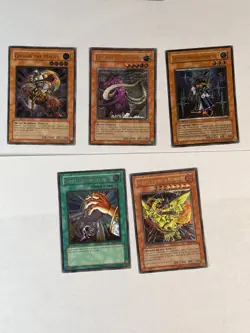 5x Card Collection Lot FET Ultimate Rare 1st Edition Sacred Phoenix Yugioh - Image 1