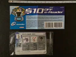 2003 Pokemon Game Boy Battle-e Card Gentleman Nils Sealed NOS and Expired Coupon - Image 1