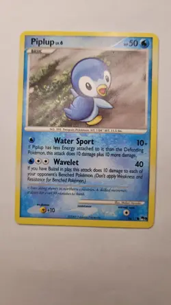 Piplup 16/17 Pokemon TCG POP Series 9 Common Lightly Played Card - Image 1