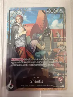 SHANKS OP09-001 - Promo Card PSA Magazine July 2025 One Piece SEALED - Image 1